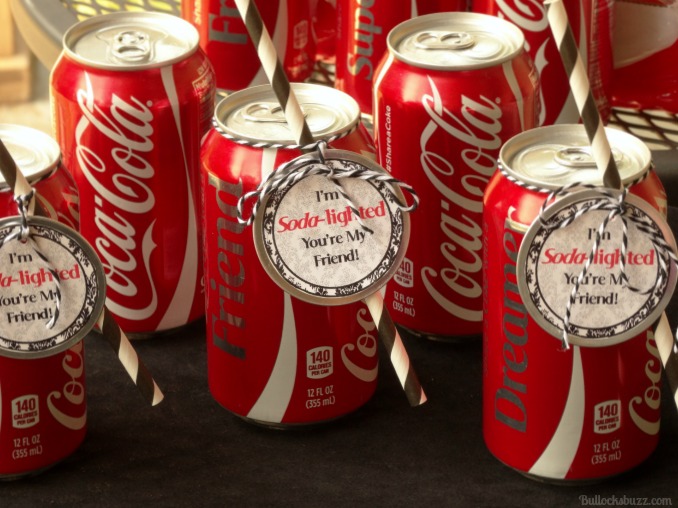 Share a Coke and a Smile + I'm SodaLighted You're My Friend Printable