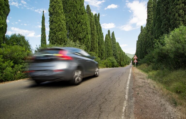 hitting the road with kids in safe car