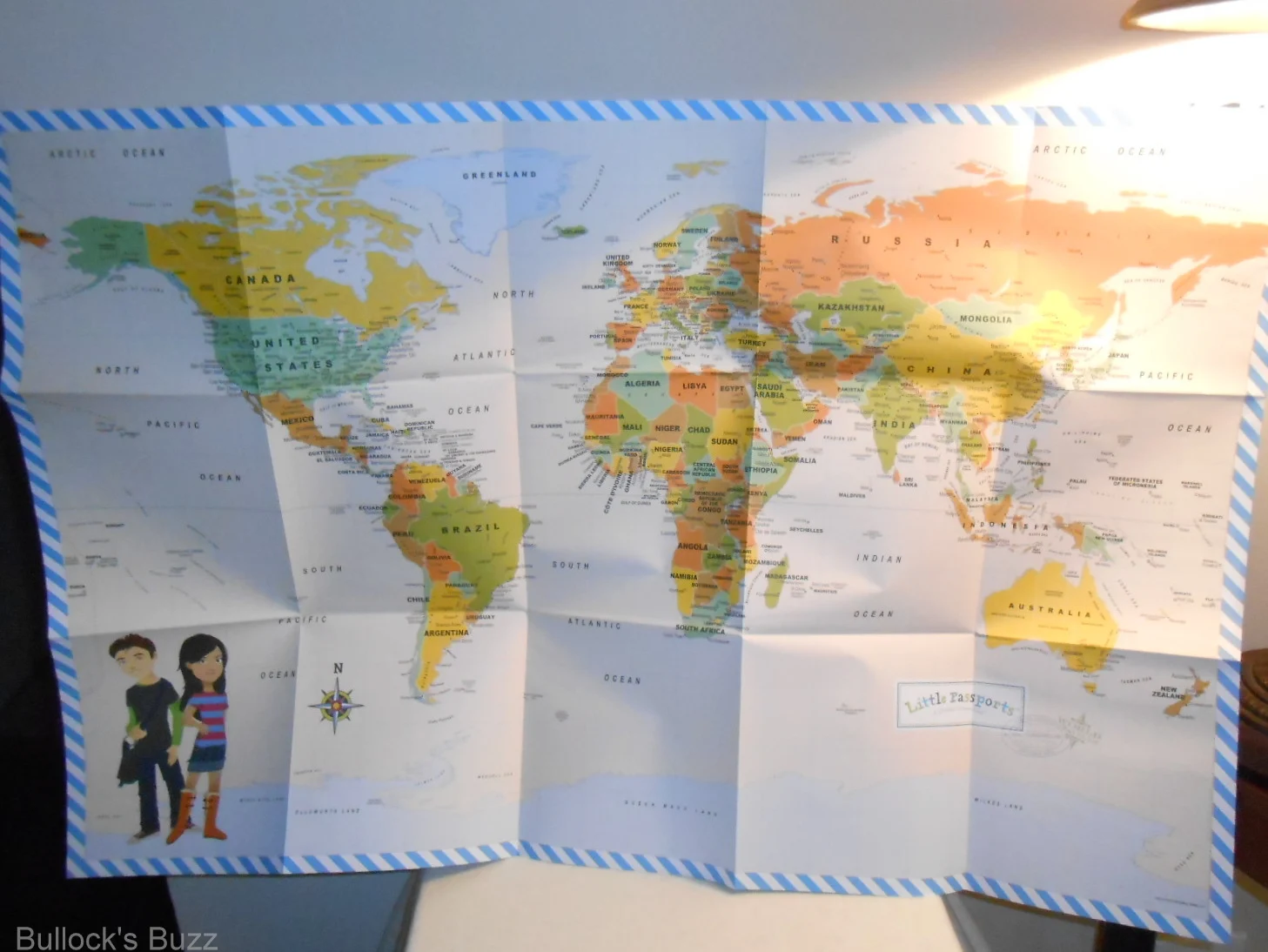 Little Passports world map