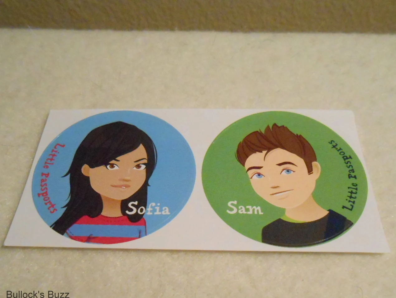 Stickers of Sam and Sofia