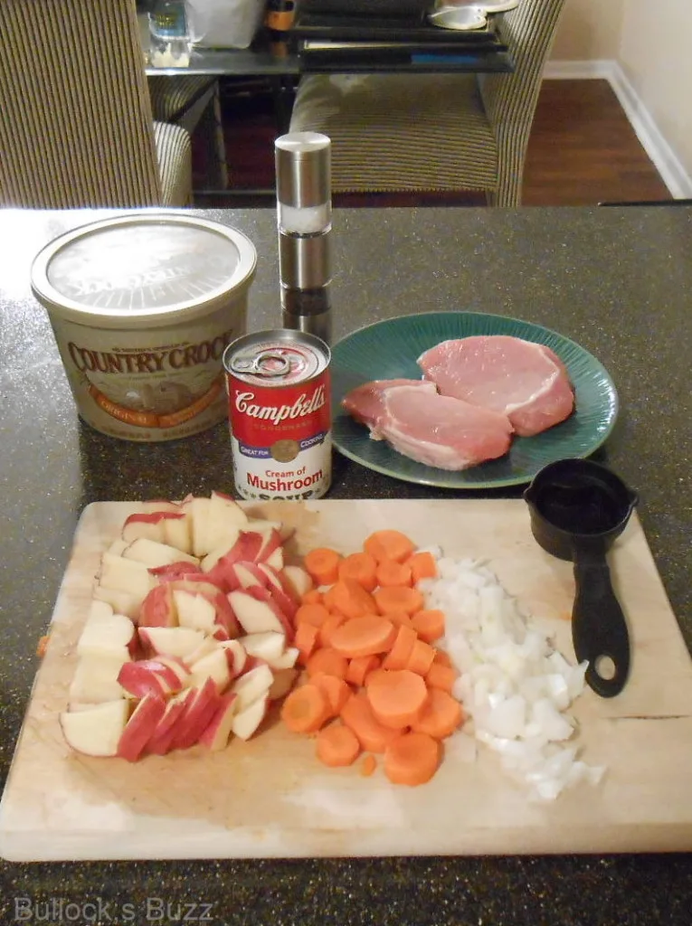 One Pot Pork Chop Dinner recipe ingredients