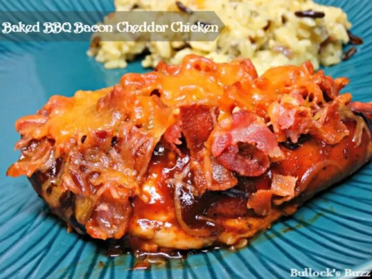 Baked BBQ Bacon Cheddar Chicken