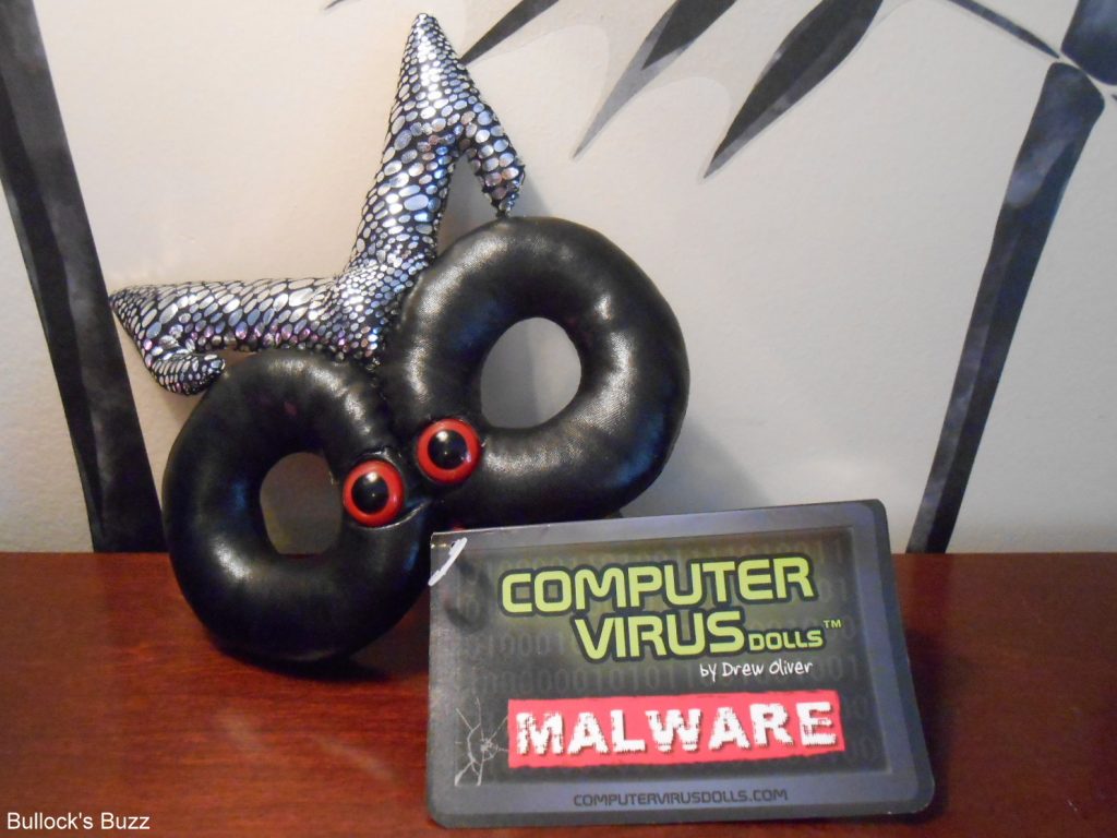 Computer Virus Dolls Malware with tag