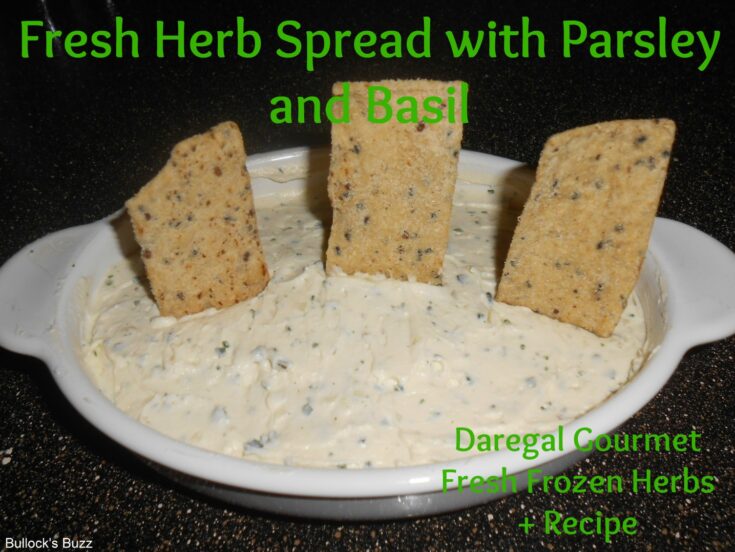 Fresh Herb Spread with Parsley and Basil