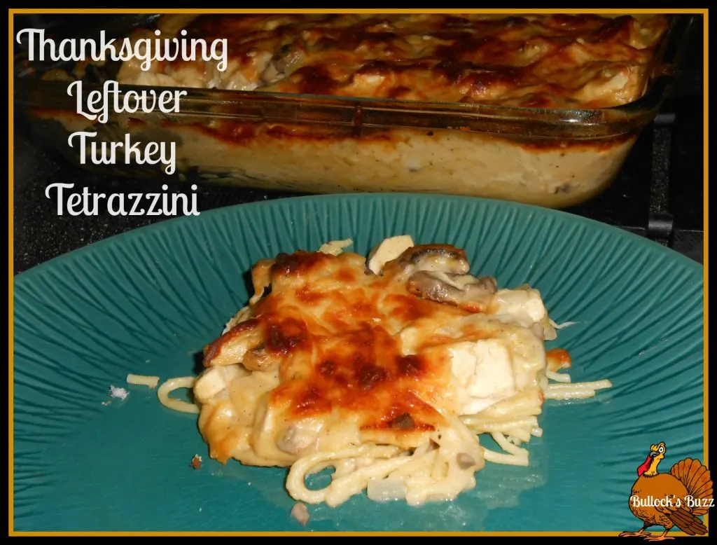Leftover Thanksgiving Turkey recipe idea Turkey Tetrazzini