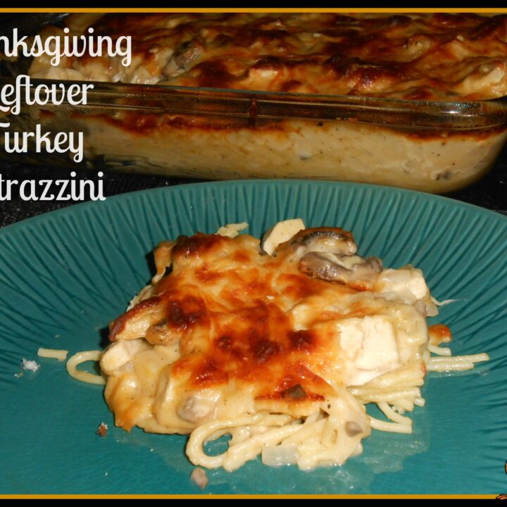 Thanksgiving Leftover Turkey Tetrazzini