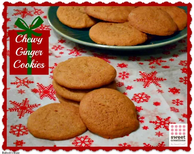 Big, Chewy Ginger Cookies Recipe ~ Cookies for the Holidays