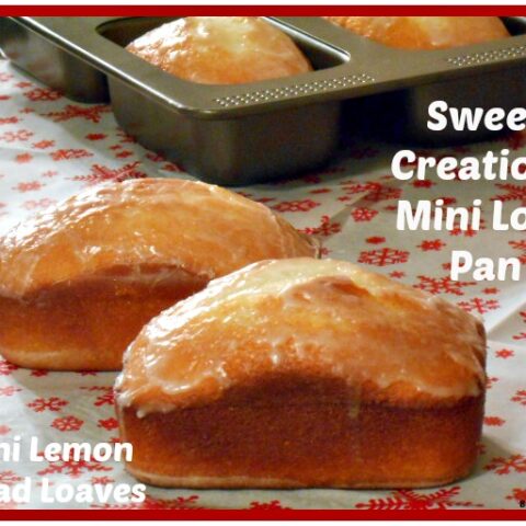 Mini Lemon Bread Loaves