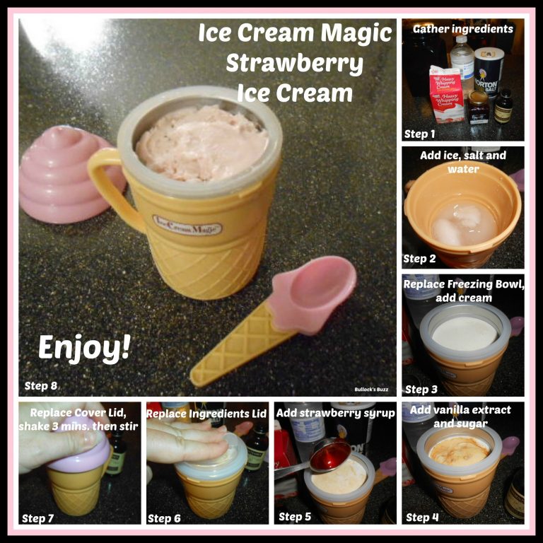 Ice Cream Magic HomeMade Ice Cream in Minutes! Review Bullock's Buzz