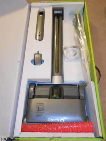 Gtech AirRam cordless, bagless vacuum in box