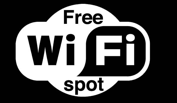 Free Public WiFi Spot sign