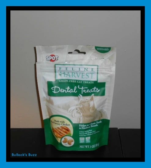 PetBox Review3a Feline Harvest Dental Treats bag