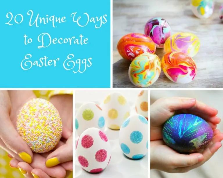 Twenty Unique Ways to Decorate Easter Eggs