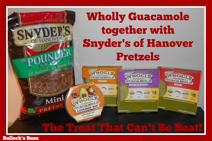 Wholly Guacamole and Snyders of Hanover Pretzels Review1