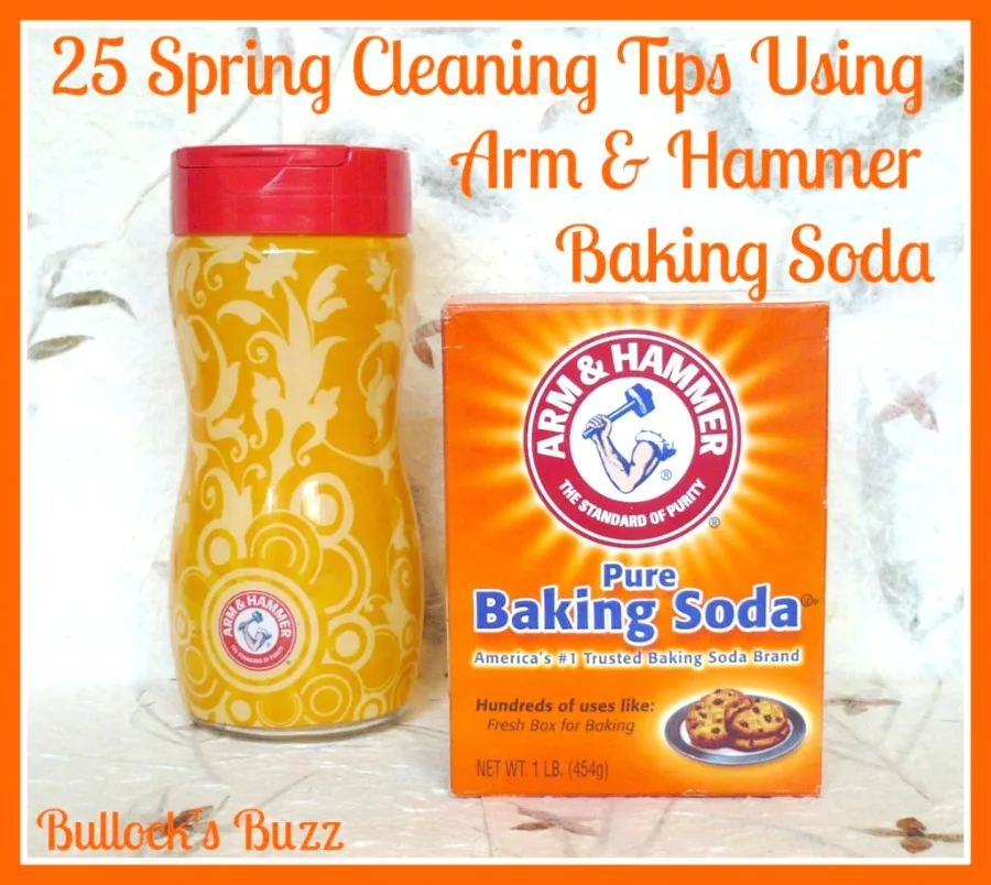 25 spring cleaning tips using baking soda