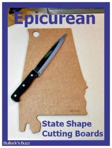 Epicurean State Shape Cutting Board Review and Giveaway - Bullock's Buzz