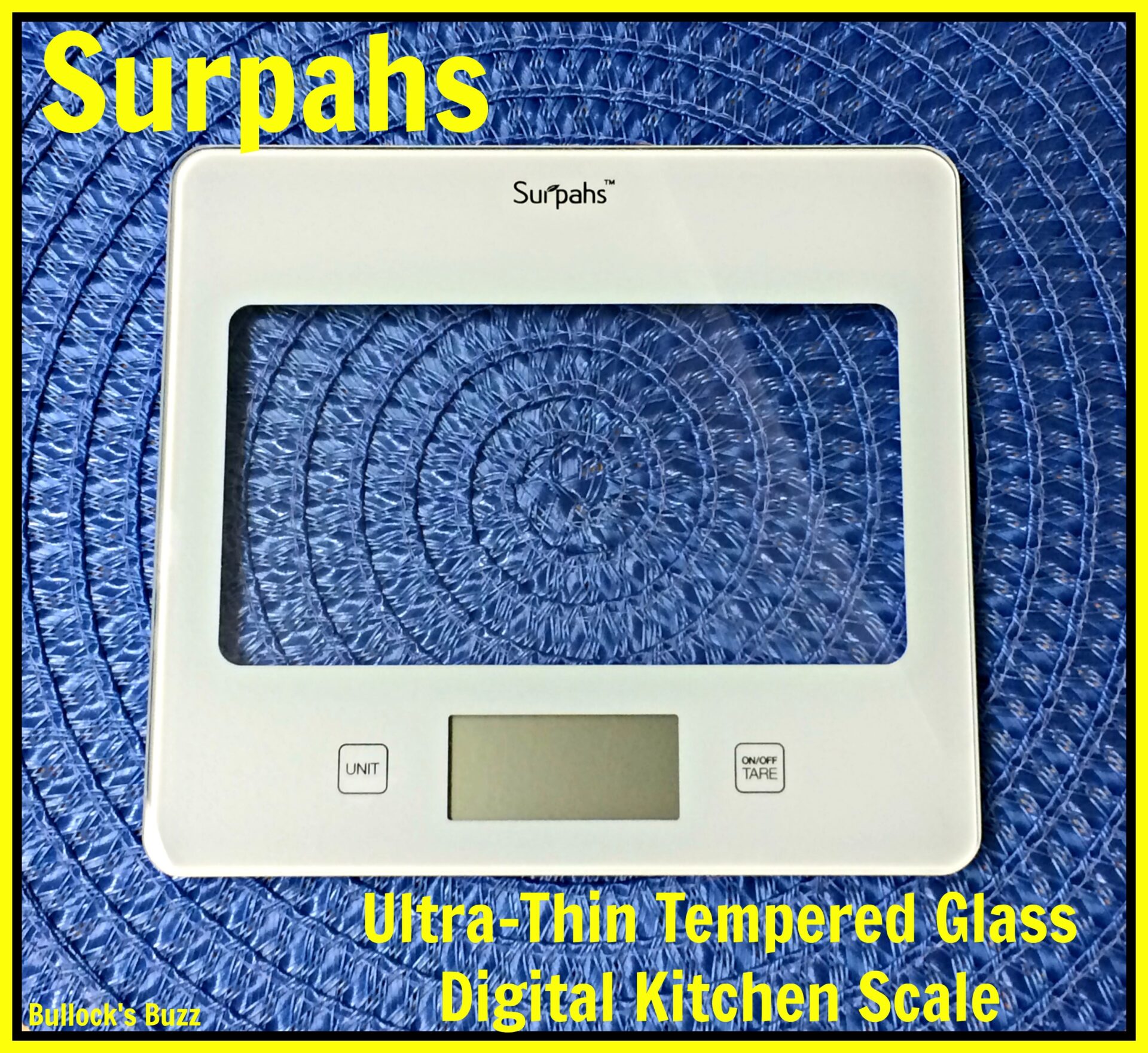 Surpahs Digital Kitchen Scale Review Accurate Every Time Bullock's Buzz