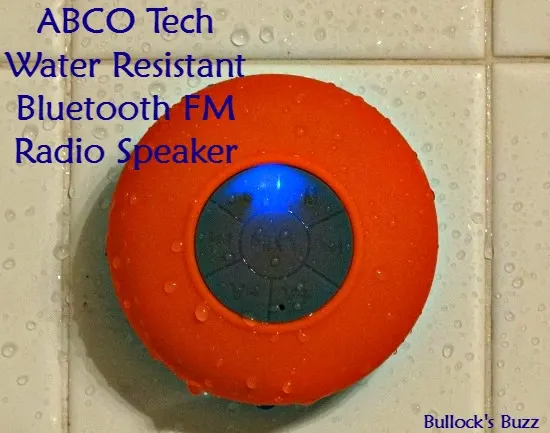 ABCO-tech Water Resistant Bluetooth FM Radio Speaker