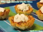 BBQ and Cheddar Phyllo Bites