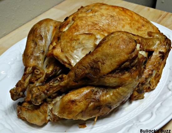 Bojangles' Seasoned Fried Turkey ready to eat