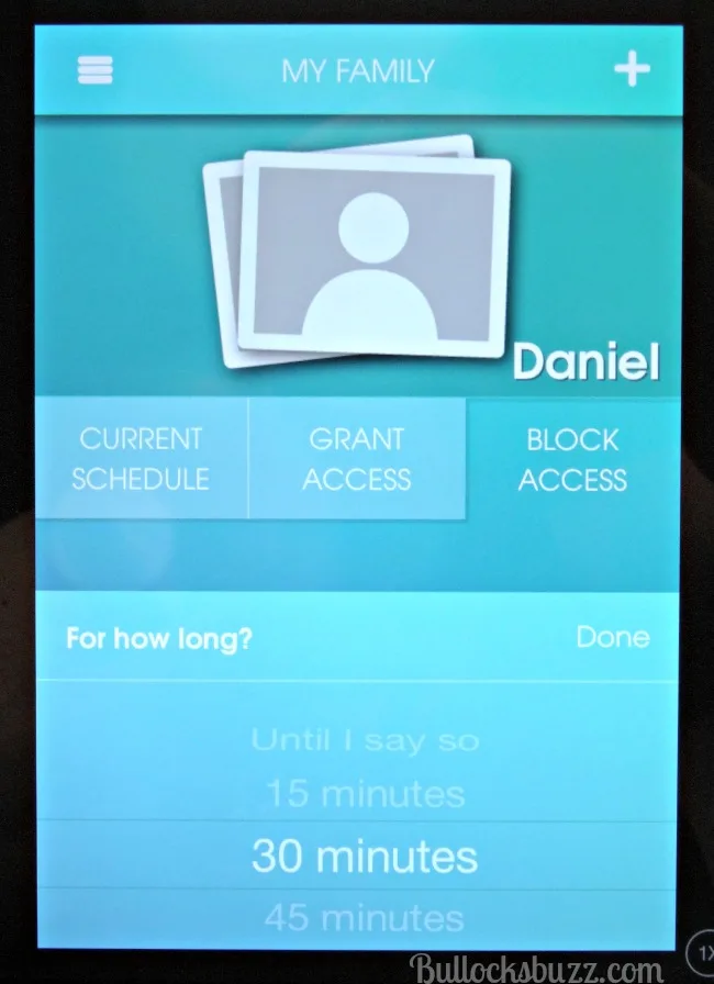 managing your child's screen time OurPact App One Touch Block