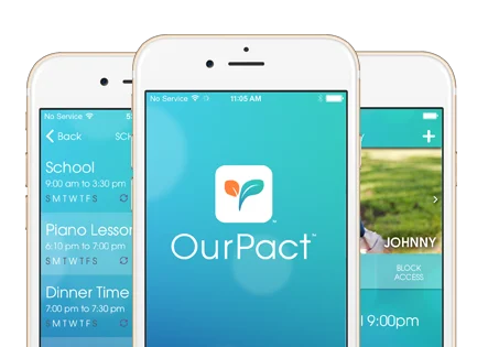 managing your child's screen time with OurPact-app