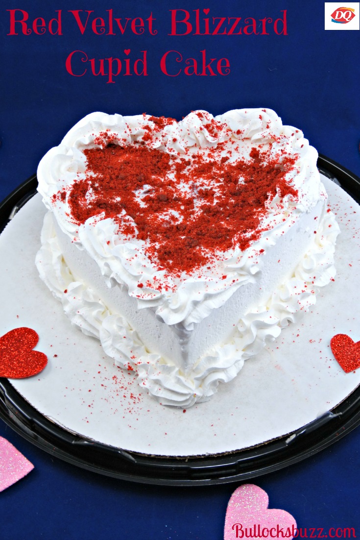 Red Velvet Blizzard Cupid Cake from Dairy Queen