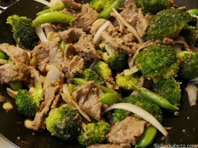 beef and vegetable stir fry meat and veggies