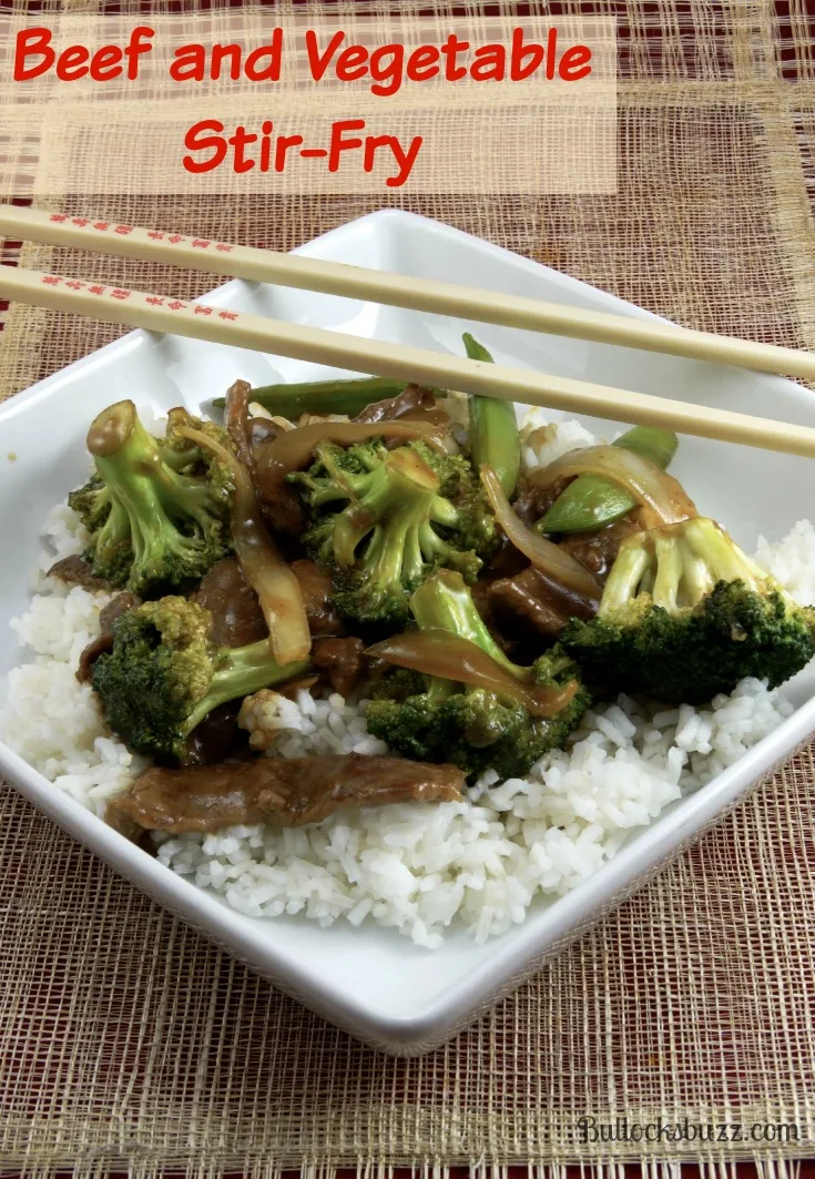 beef and vegetable stir-fry