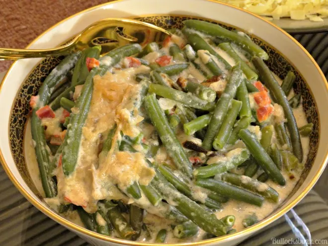 Easter Dinner and HoneyBaked Ham green bean casserole