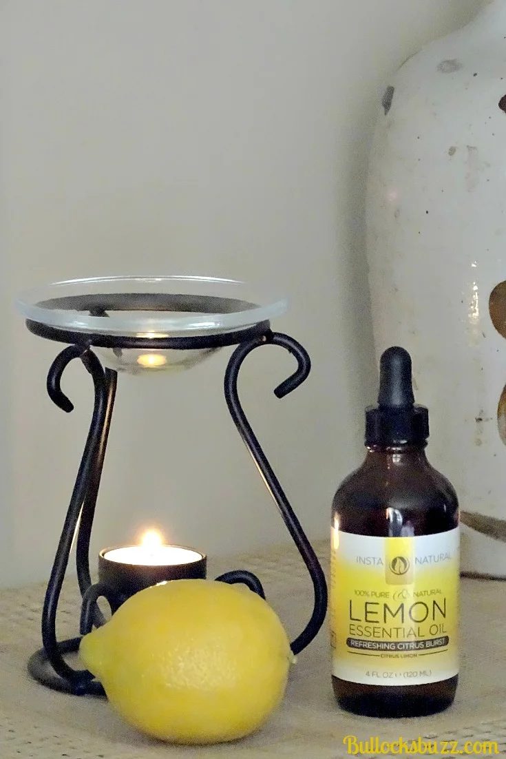 Instanatural Essential Oil lemon diffuser + DIY Lemon All Purpose Cleaner recipe