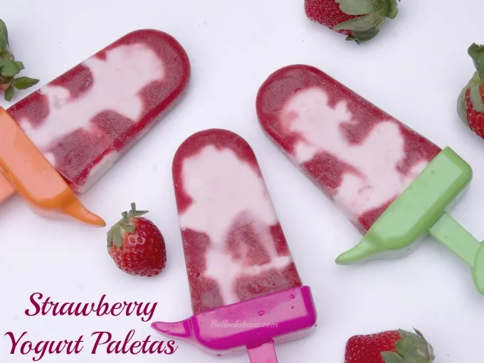 Strawberry Yogurt Paletas