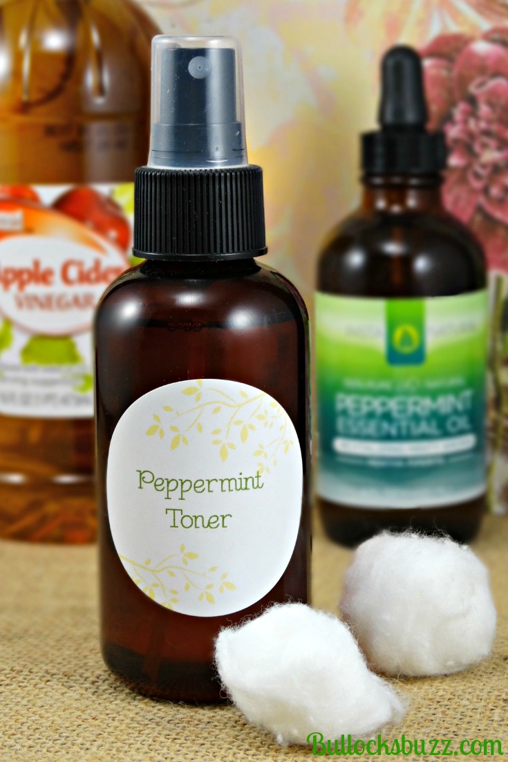 instanatural essential oils peppermint toner + DIY Lemon All Purpose Cleaner recipe
