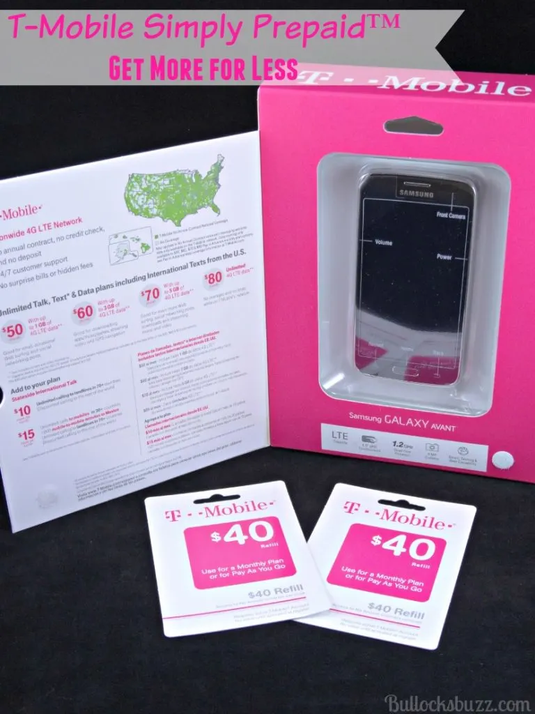 tmobile simply prepaid packaging