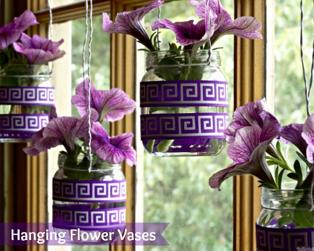 DIY Upcycled Baby Food Jar Hanging Vases