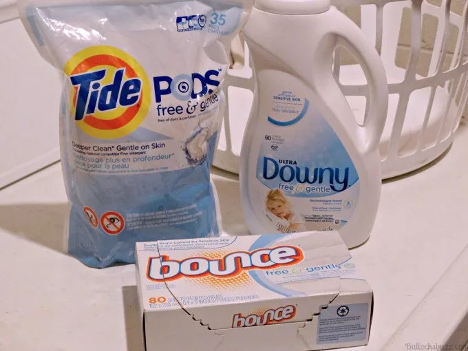 P&G Free & Gentle Laundry Products