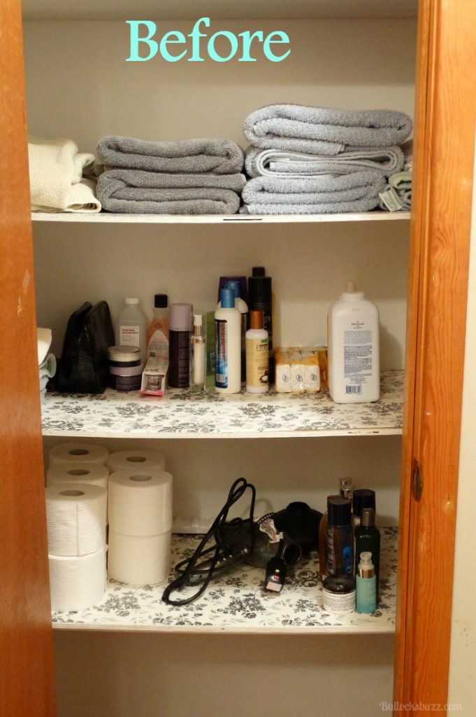 Six Tips for Organizing Closets SOFI before linen closet organized