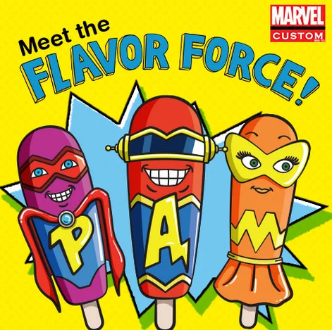 popsicle_and_marvel_comics_flavor_force new comic book series