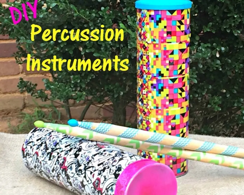 Kid Crafts DIY Percussion Instruments