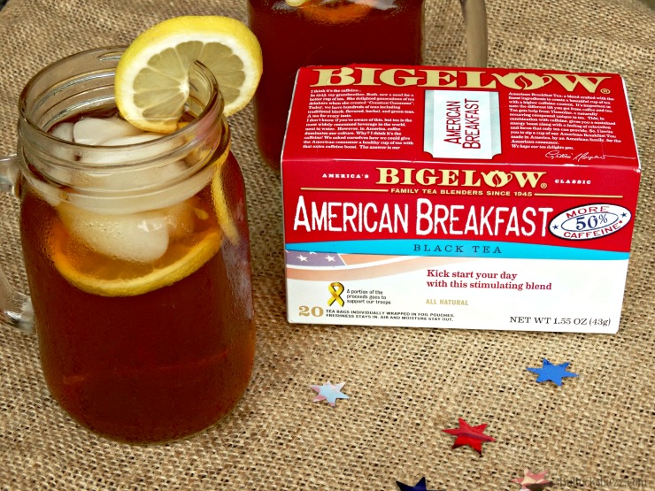 Gift Basket and Bigelow Tea iced tea