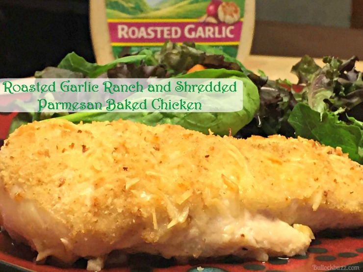 Roasted Garlic Ranch and Shredded Parmesan Baked Chicken main post image