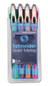 schneider_slider_memo_XB_ViscoGlide_Ballpoint_Pen_four_count_pack_shoplet