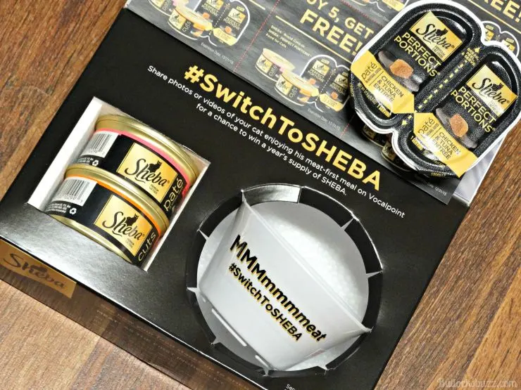 SHEBA cat food package