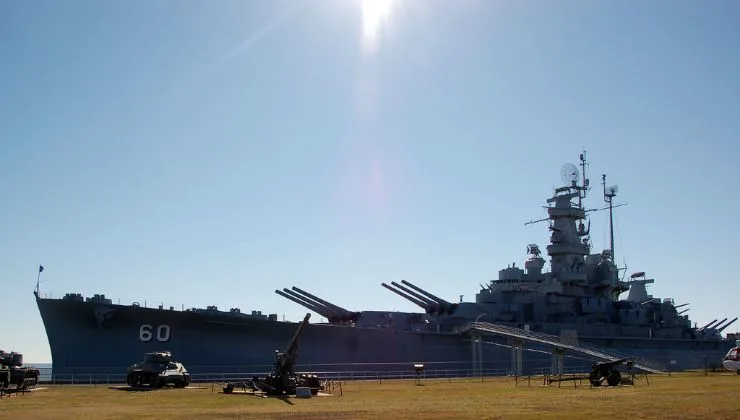 USS Alabama in Mobile Alabama
