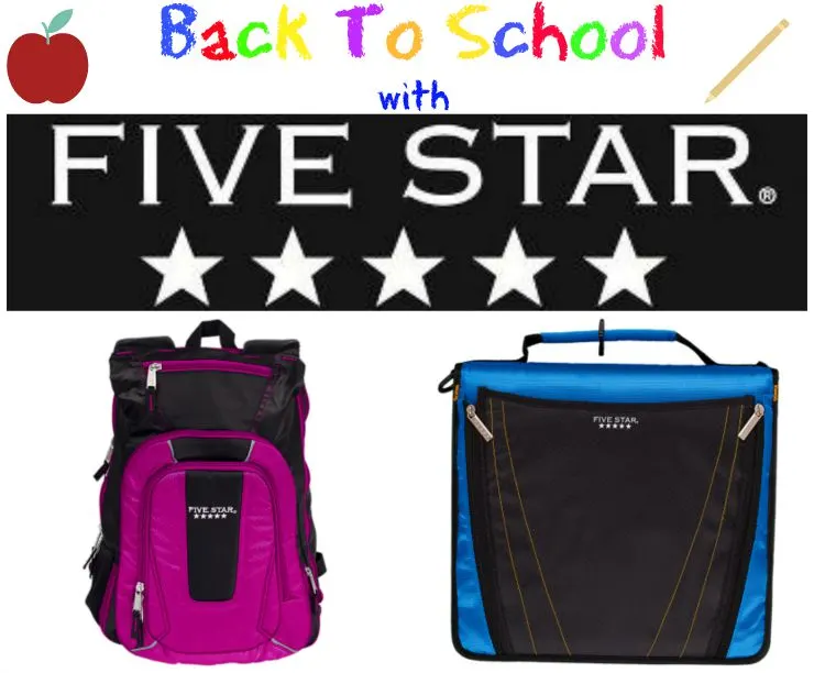 Five star backpack sale