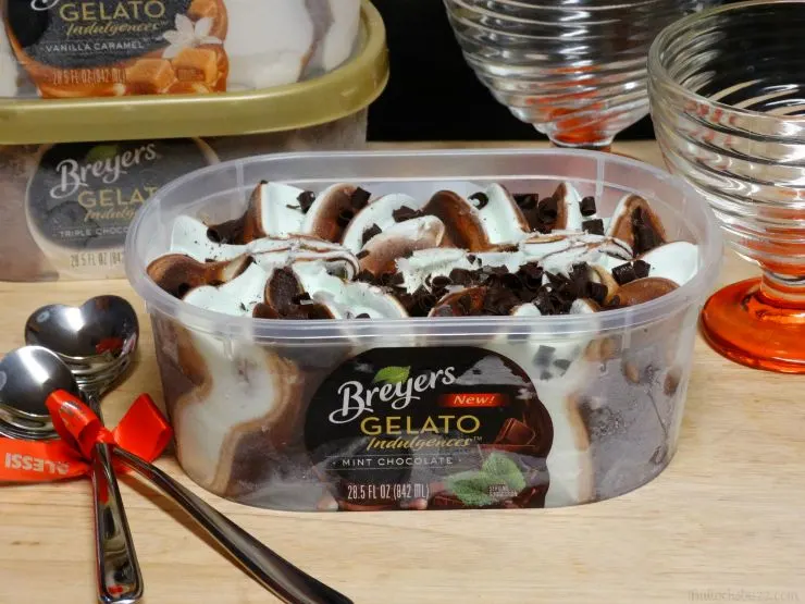 breyers gelato indulgences close up