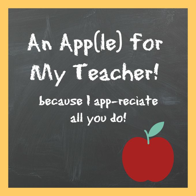 Back To School Teacher Appreciation Gift Idea With Free Printable!