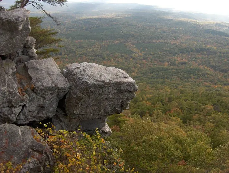 pulpit rock cheaha mountain alabama