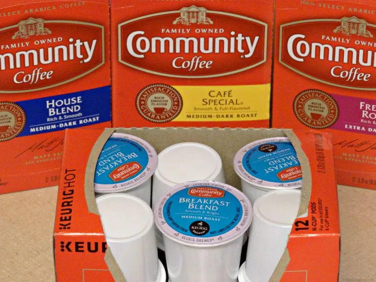 community coffee pods