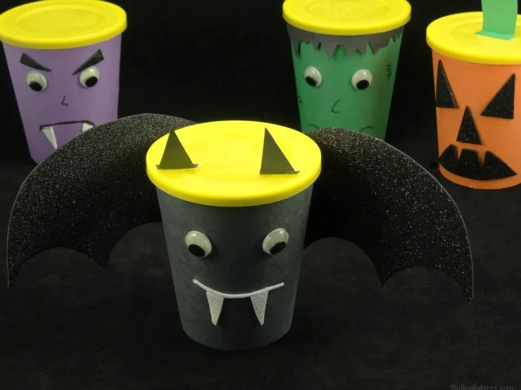 Halloween Monster Snack Cups Go Paks bat